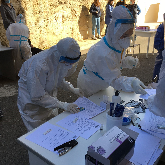 Ragusa: una nuova postazione per i test rapidi
