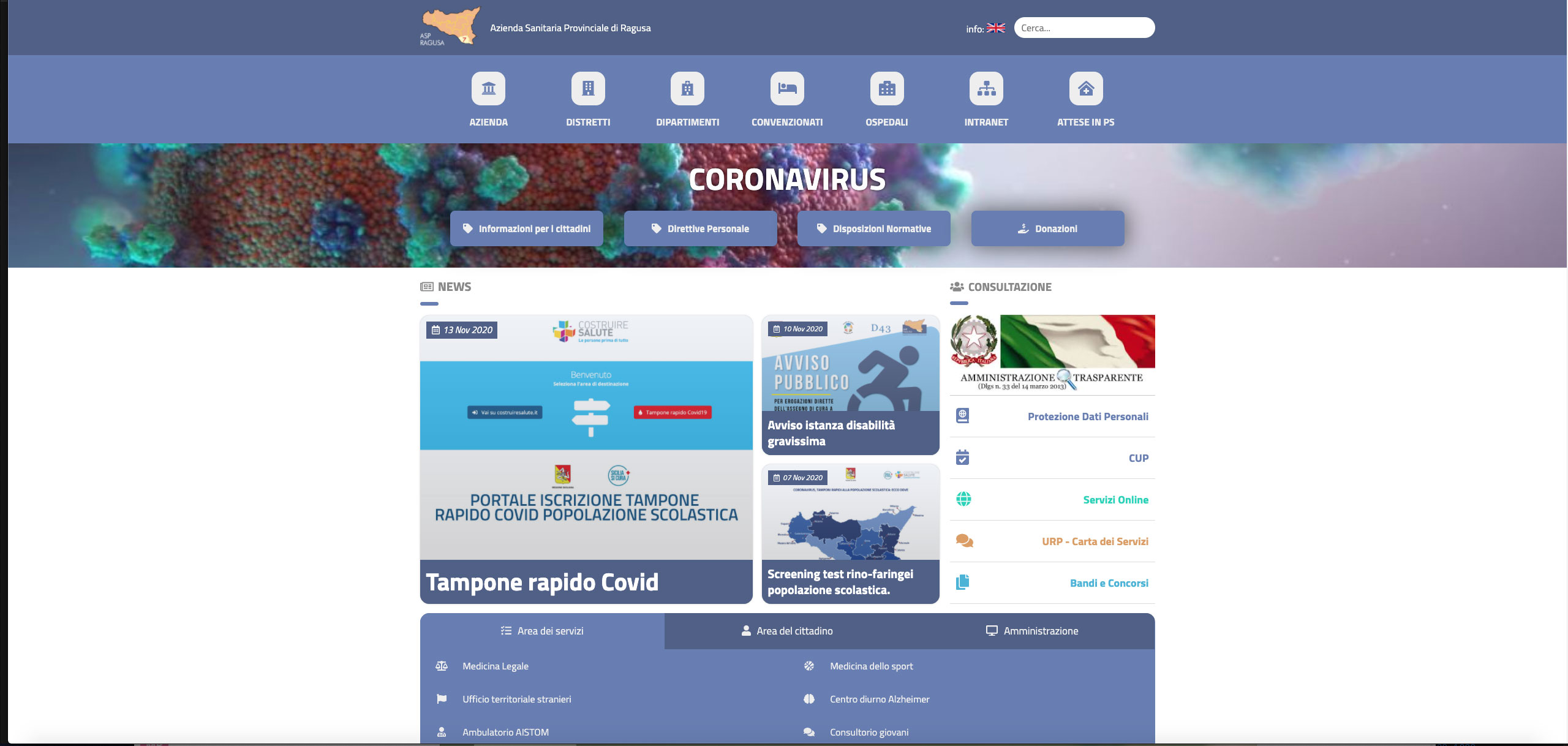 Asp di Ragusa: continua la campagna screening Covid-19,  sabato, domenica e lunedì. Ecco dove