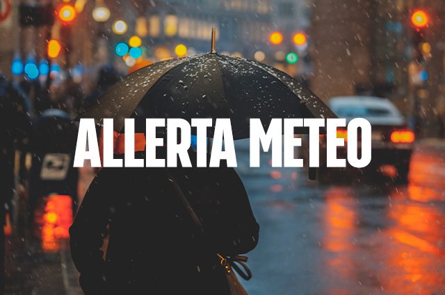 Allerta meteo arancione su tutta la Sicilia