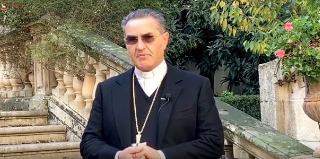 Il VIDEO messaggio di auguri del Vescovo Cuttitta: “Questo Bambino che nasce è la speranza di tutti noi”