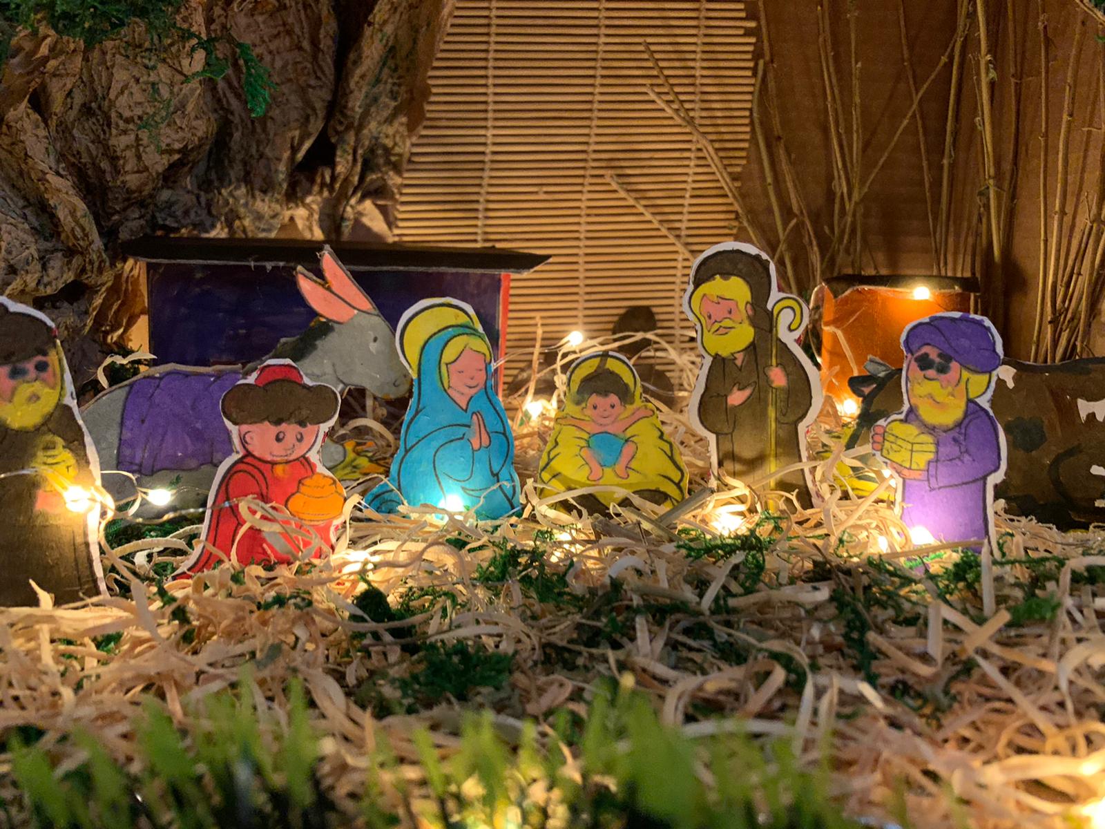 Presepe Con Scatola Di Scarpe