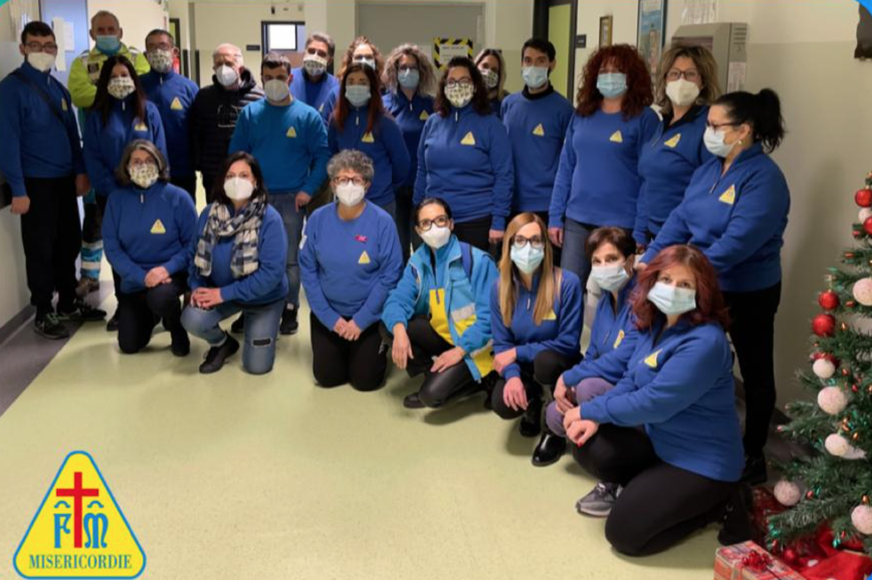 I volontari della Misericordia di Modica a supporto del Pronto Soccorso. 22 mila accessi