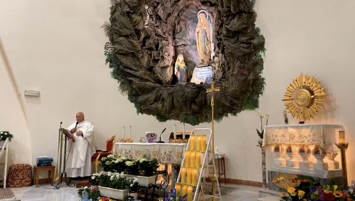 Ragusa: ha preso il via il rito delle 15 visite alla Madonna di Lourdes