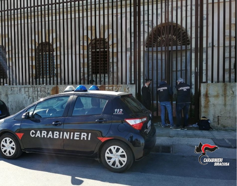 Siracusa: i carabinieri sequestrano l’ex Carcere Borbonico