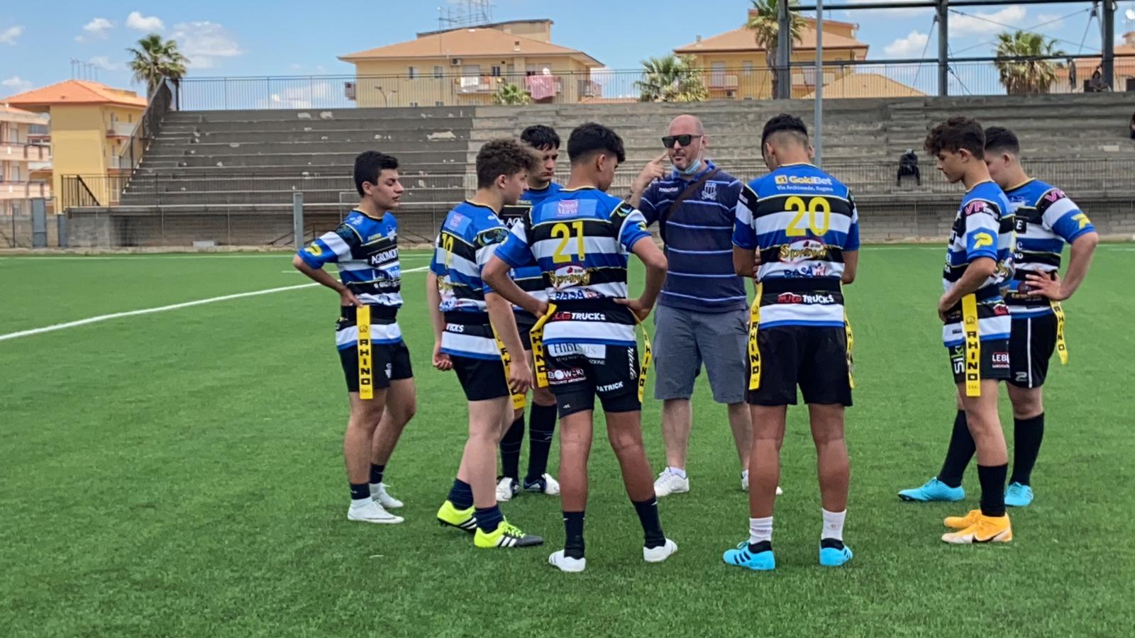 La famiglia del Rugby Tag: sfida tra le Under 16 del Ragusa e del Cus Catania