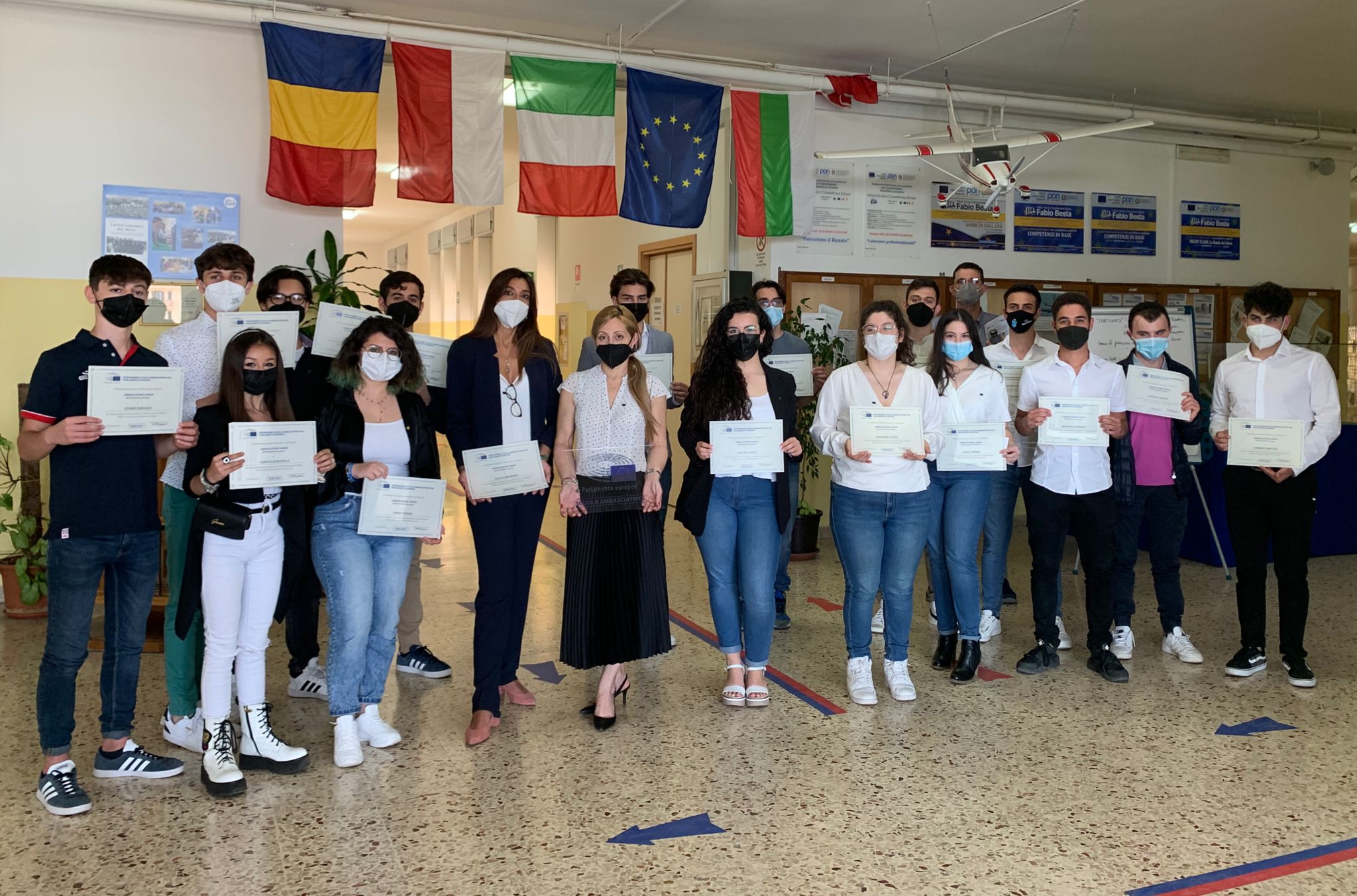 L’ITCA Fabio Besta di Ragusa scuola ambasciatrice del Parlamento europeo