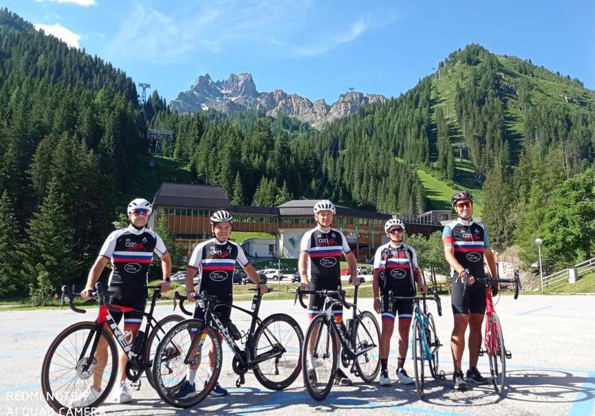 Il Gsd Almo 1966 ieri alla Maratona delle Dolomites