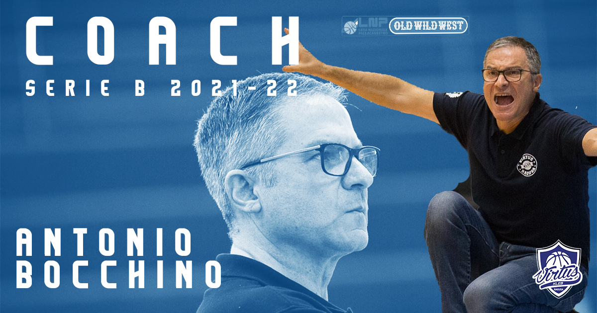 Per il secondo anno consecutivo Antonio Bocchino sarà il coach della Virtus Kleb Ragusa