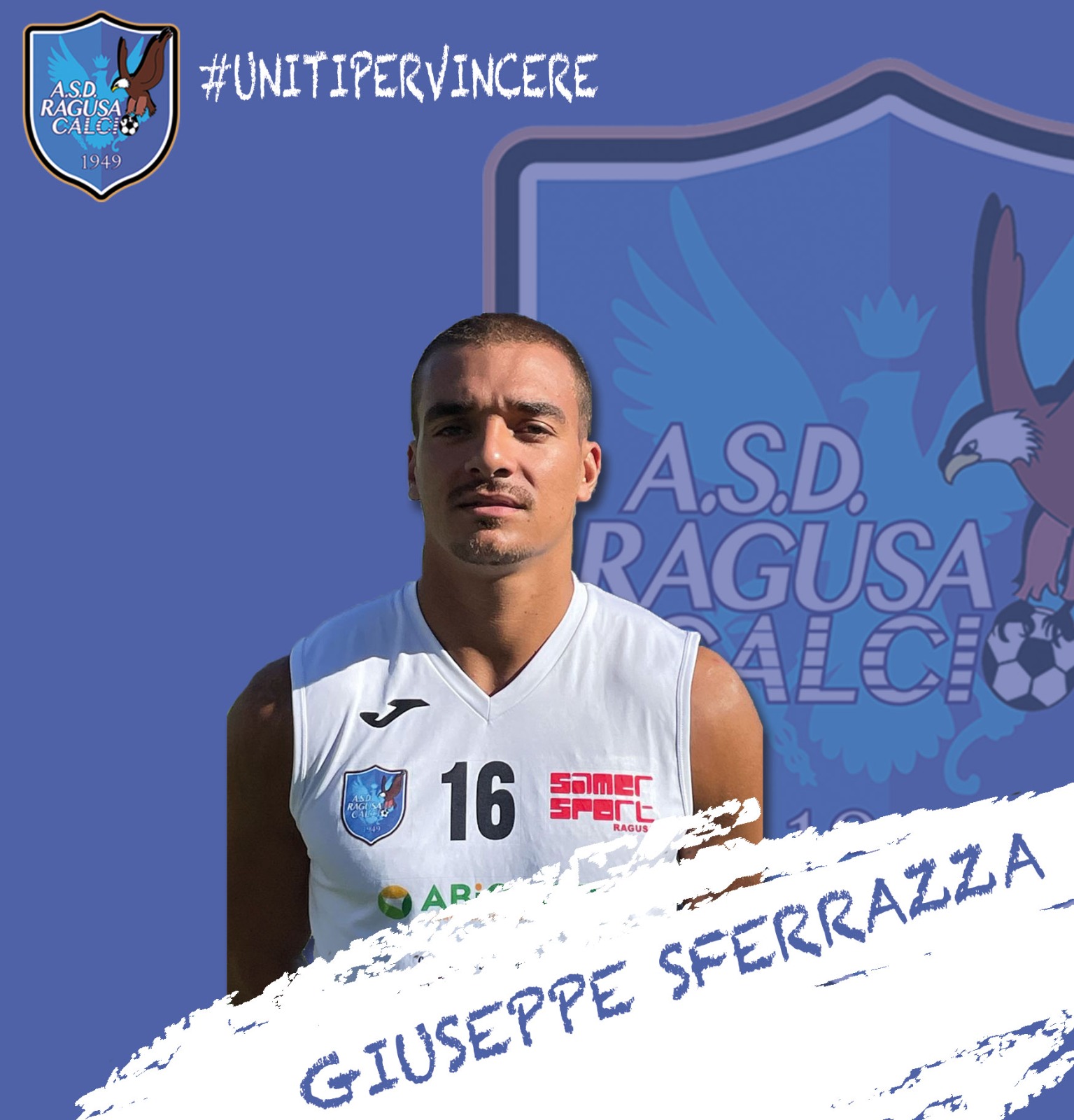Calcio: Ragusa scatenato sul mercato, confermato il difensore centrale Giuseppe Sferrazza