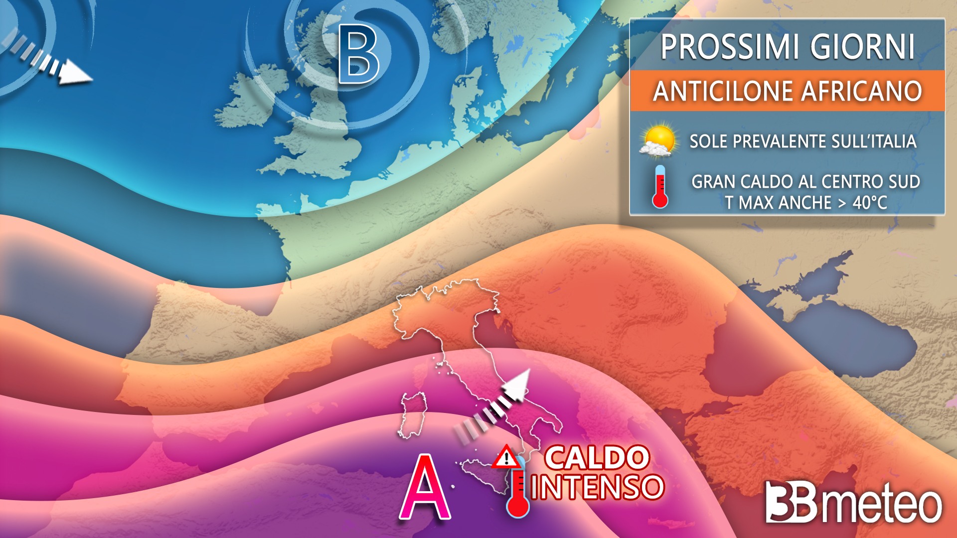 Ferragosto 2021: sarà la settimana più rovente dell’estate, picchi di 43-45 gradi