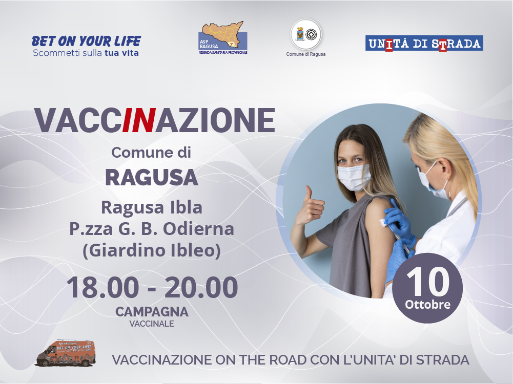 Domenica ad Ibla campagna vaccinale on the road