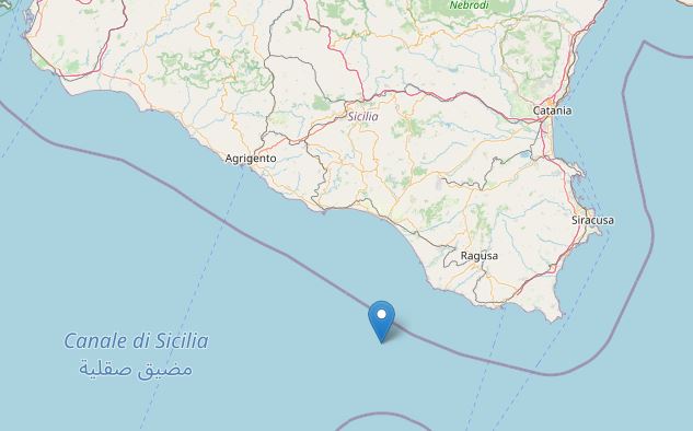Leggera scossa di terremoto a largo della costa ragusana