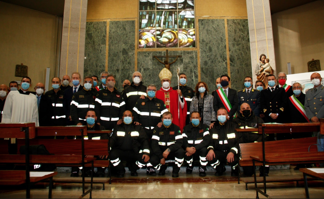 Celebrata Santa Barbara, patrona dei Vigili del Fuoco di Ragusa