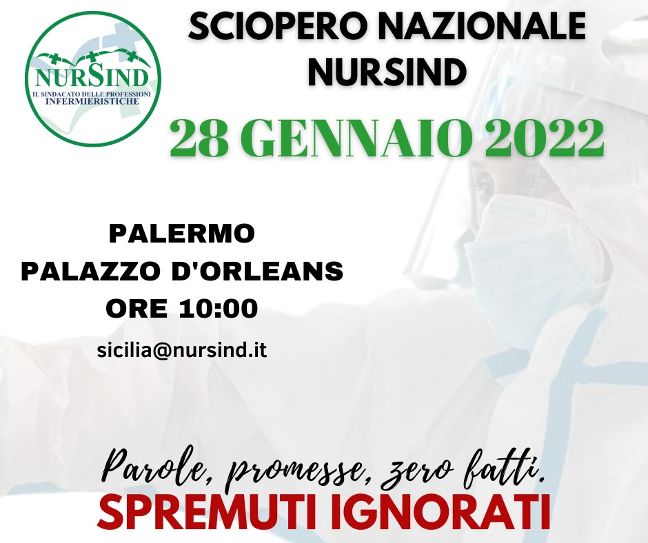 Il Nursind Ragusa partecipa allo sciopero nazionale degli infermieri