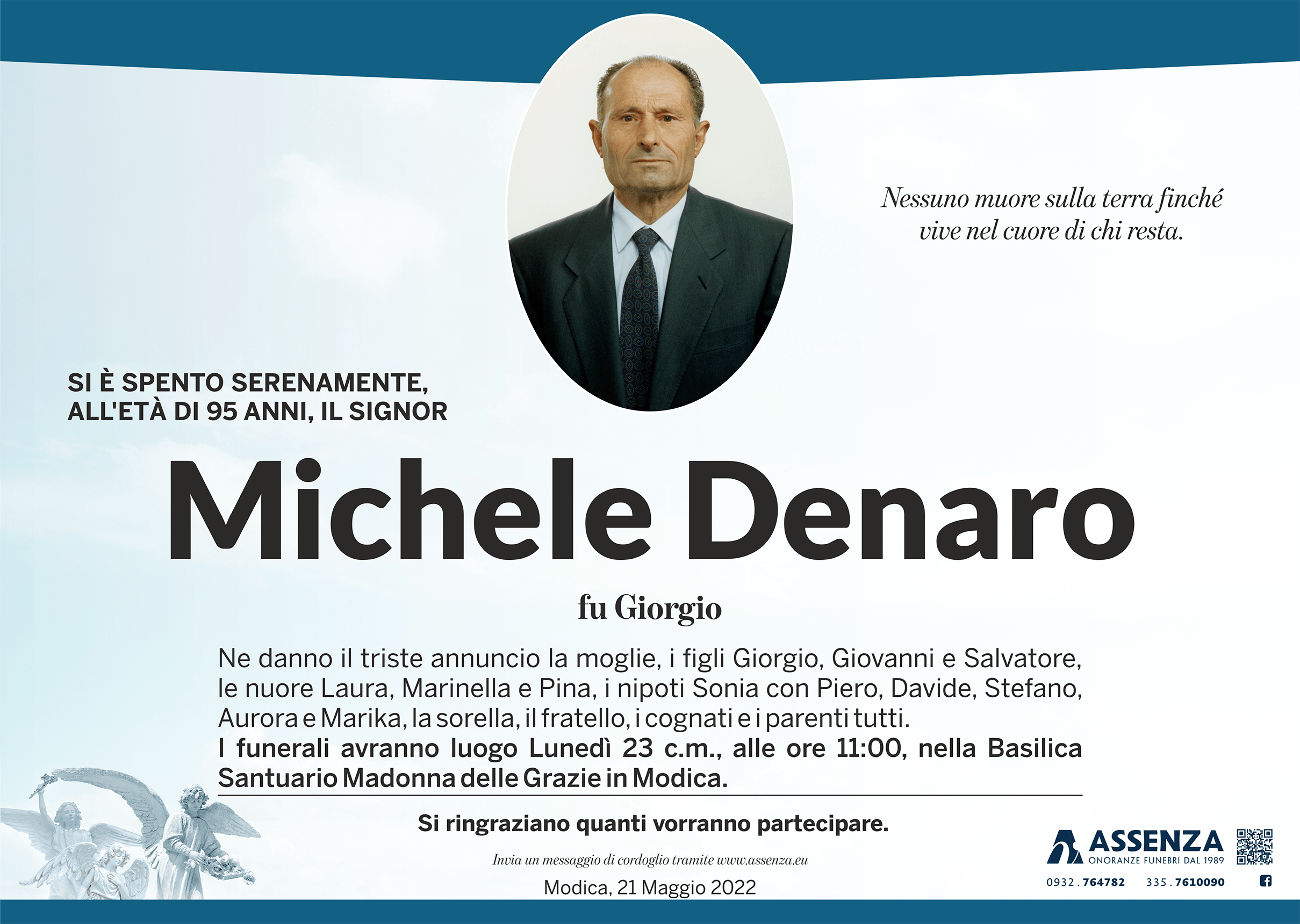 Necrologi: Michele Denaro