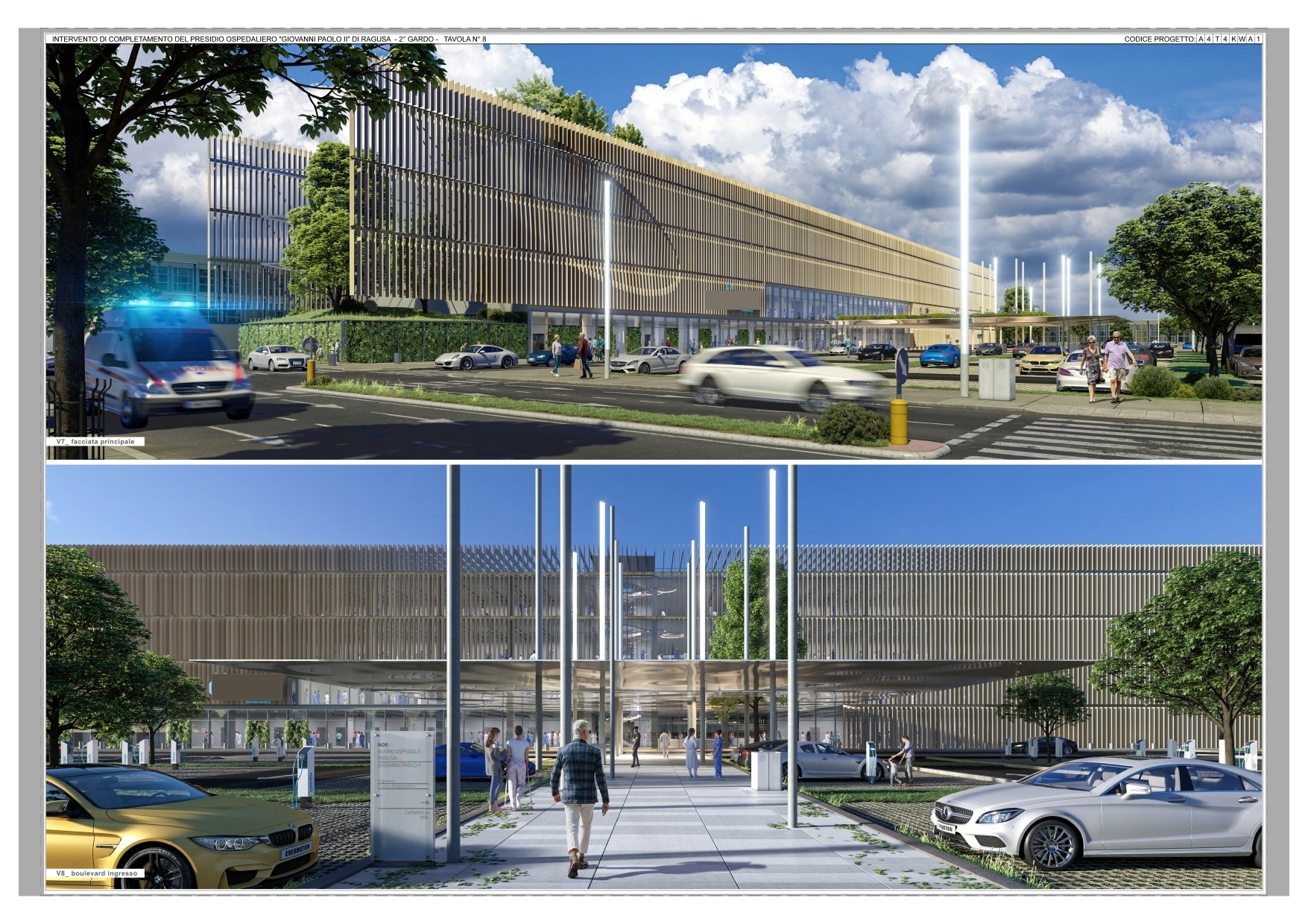 Ecco il nuovo volto dell’ospedale “Giovanni Paolo II” di Ragusa.
