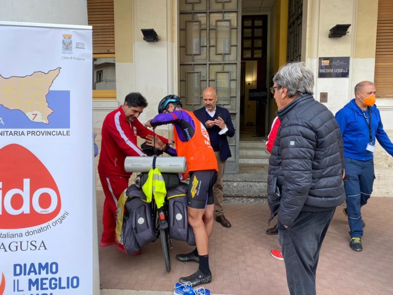 Da Ragusa a Palermo per sensibilizzare alla donazione di organi: l’avventura di Giorgio Giacomo Alfano