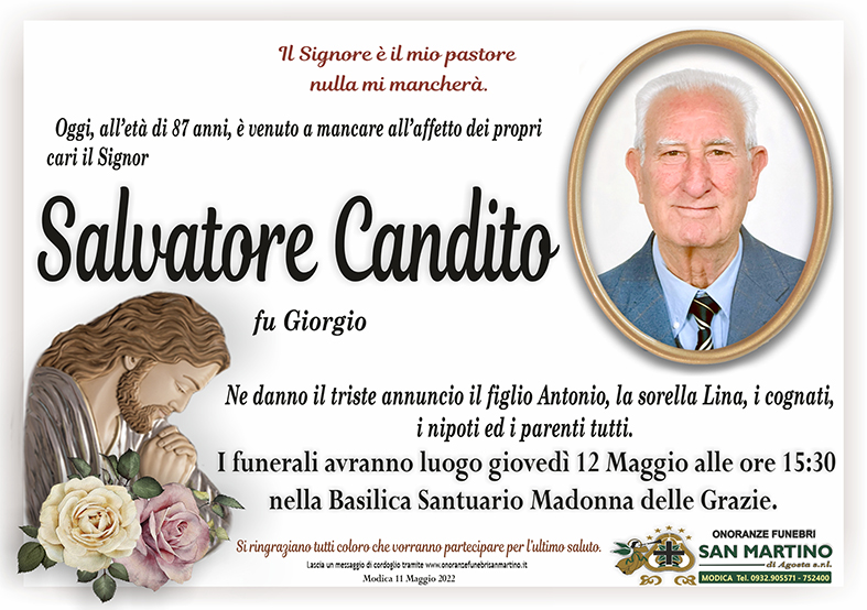 Necrologi: Salvatore Candito