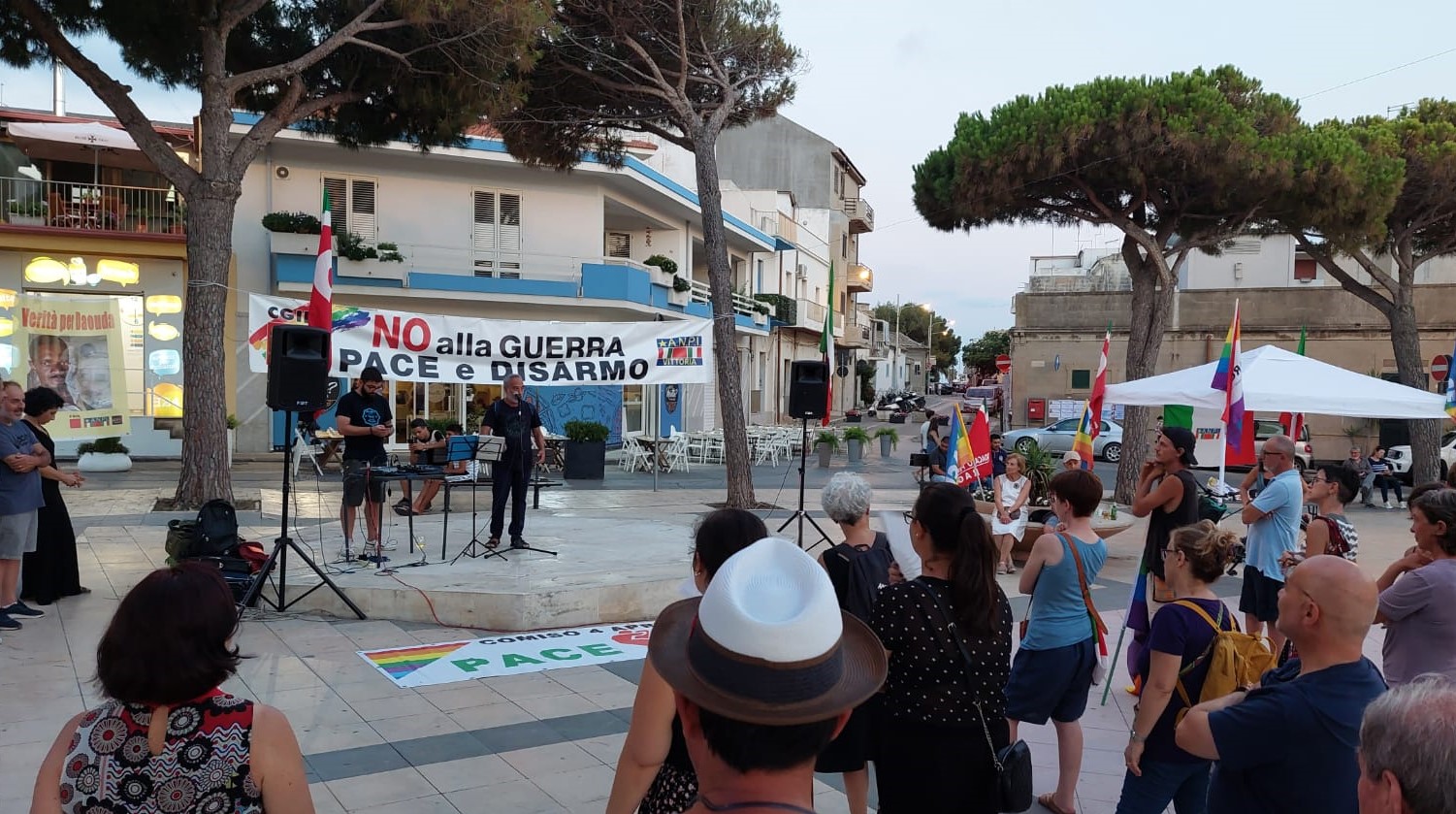 Porre fine alla guerra. A Scoglitti mobilitazione Cgil