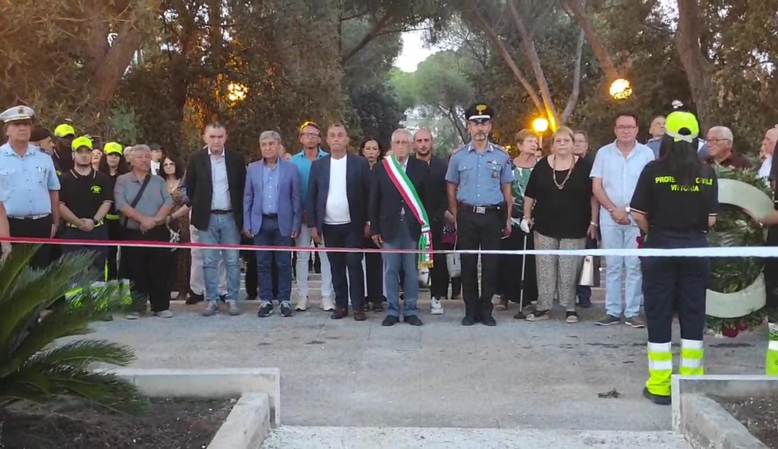 Inaugurata la riqualificata villa comunale di Vittoria, l’assessore Nicastro: “Grande lavoro di squadra”