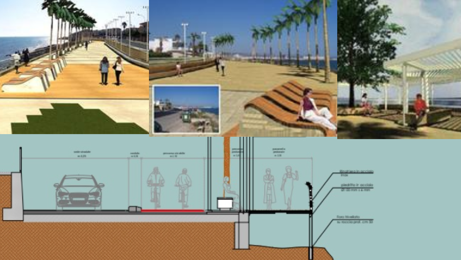 Doppia pista ciclabile e pedonale e più spazi sul lungomare Bisani a Marina di Ragusa. Appaltati i lavori. Ecco come cambierà