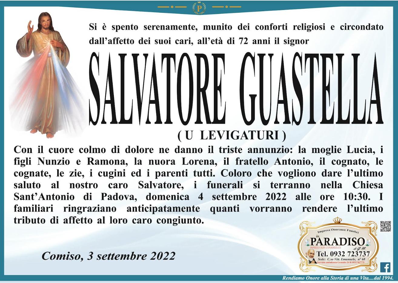 Necrologi: Salvatore Guastella (u levigaturi)