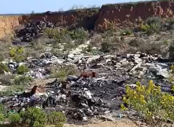 Segnalata l’ennesima discarica abusiva nel territorio di Acate