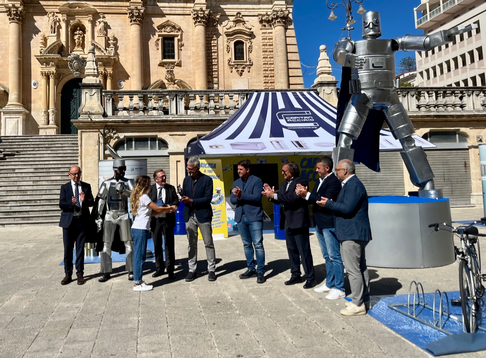 A Ragusa uno speciale riconoscimento per l’impegno nella raccolta differenziata degli imballaggi in acciaio