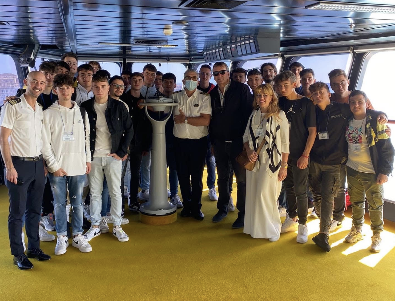 Gli studenti del Nautico di Pozzallo in formazione alla Msc Splendida. Dal vivo le attività della nave da crociera