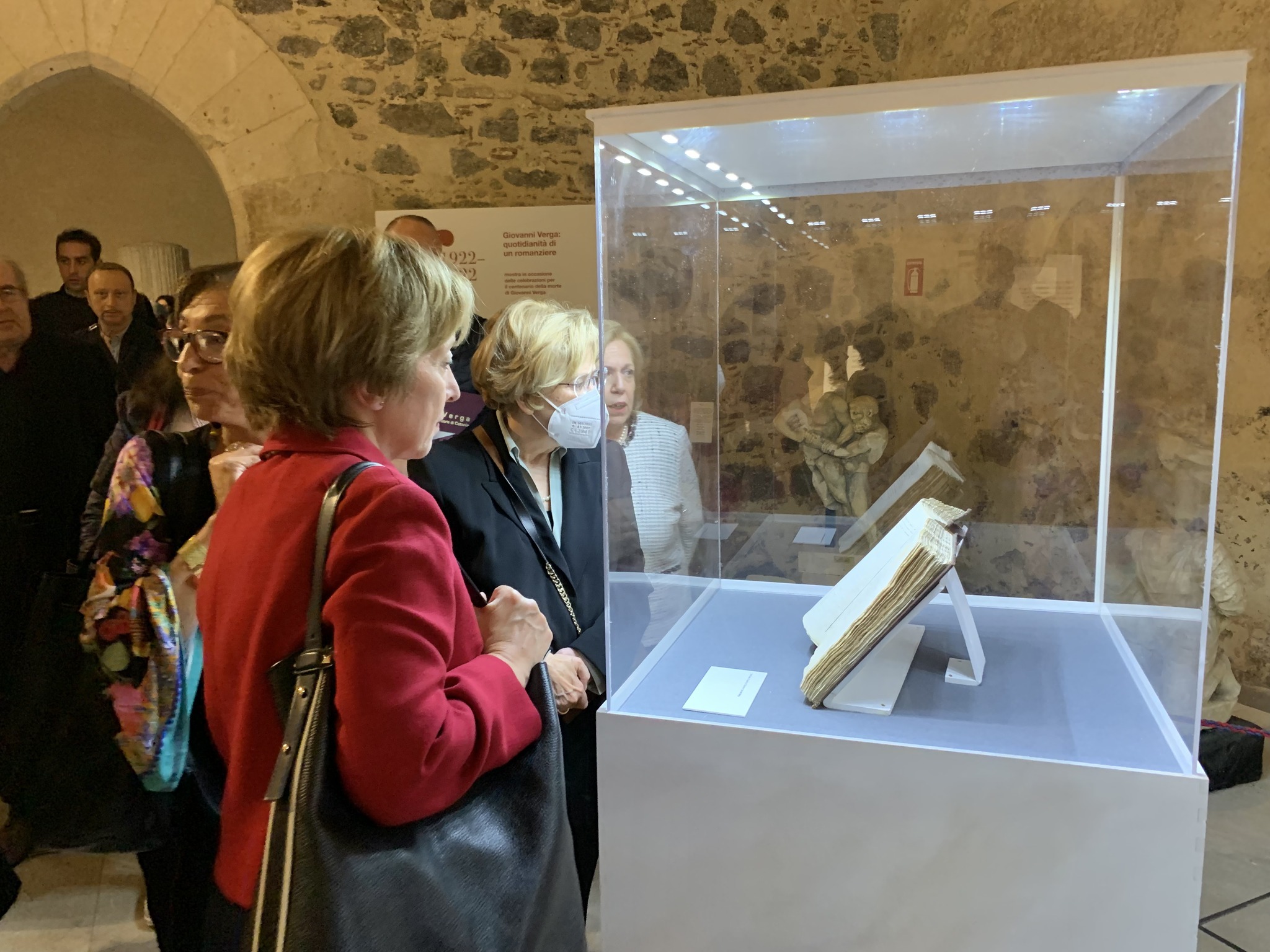 Inaugurata la mostra documentaria “Verga, quotidianità di un romanziere” al Castello Ursino a Catania