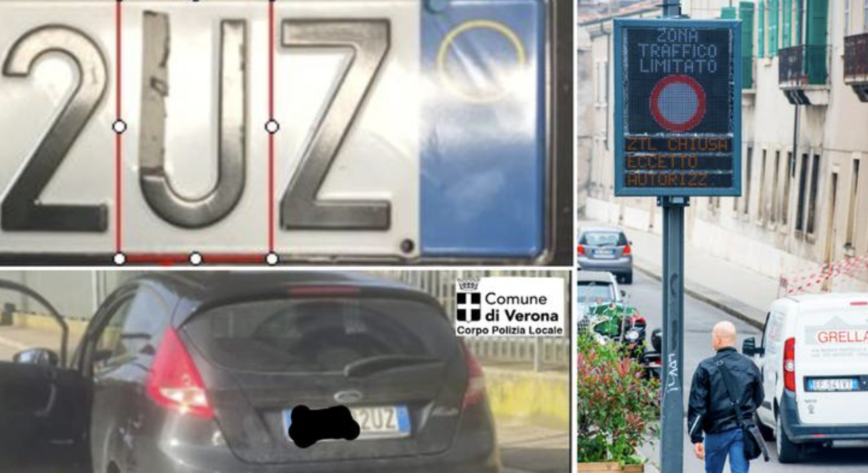 Modifica la targa della sua auto pee eludere la Ztl Ragusa Oggi