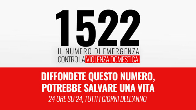 Un numero che salva la vita: è il 1522, un aiuto nei casi di abusi