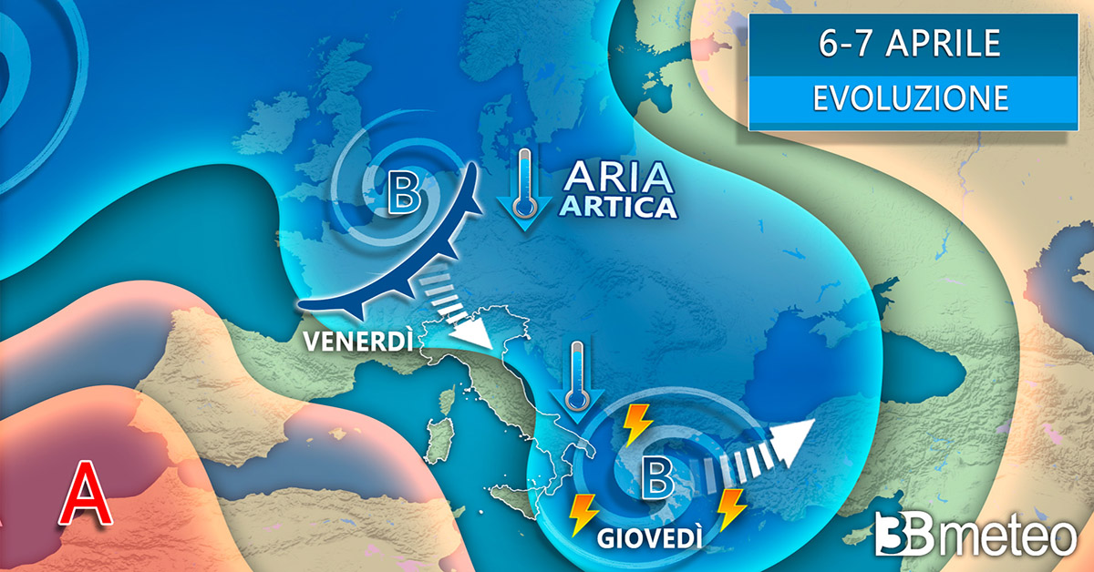 Meteo Pasqua e Pasquetta: tempo instabile e freddo