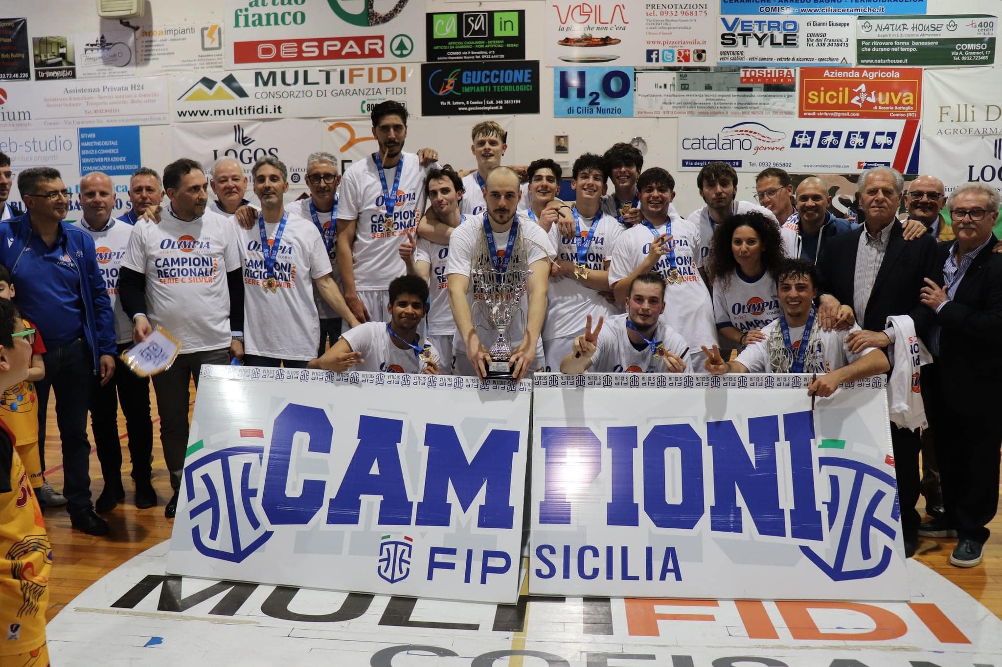 L’Olympia Basket Comiso vince il titolo di campione Regionale Serie C Silver