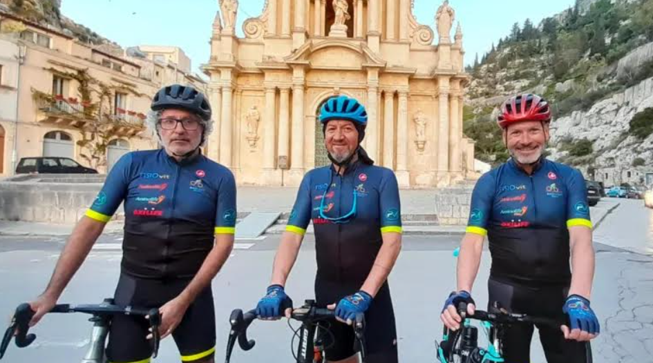 Da Scicli a Roma in bici. Lunedì 22 maggio il trio sciclitano di ciclisti parte per la Capitale