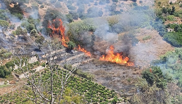 Incendi in provincia: due i fronti più preoccupanti