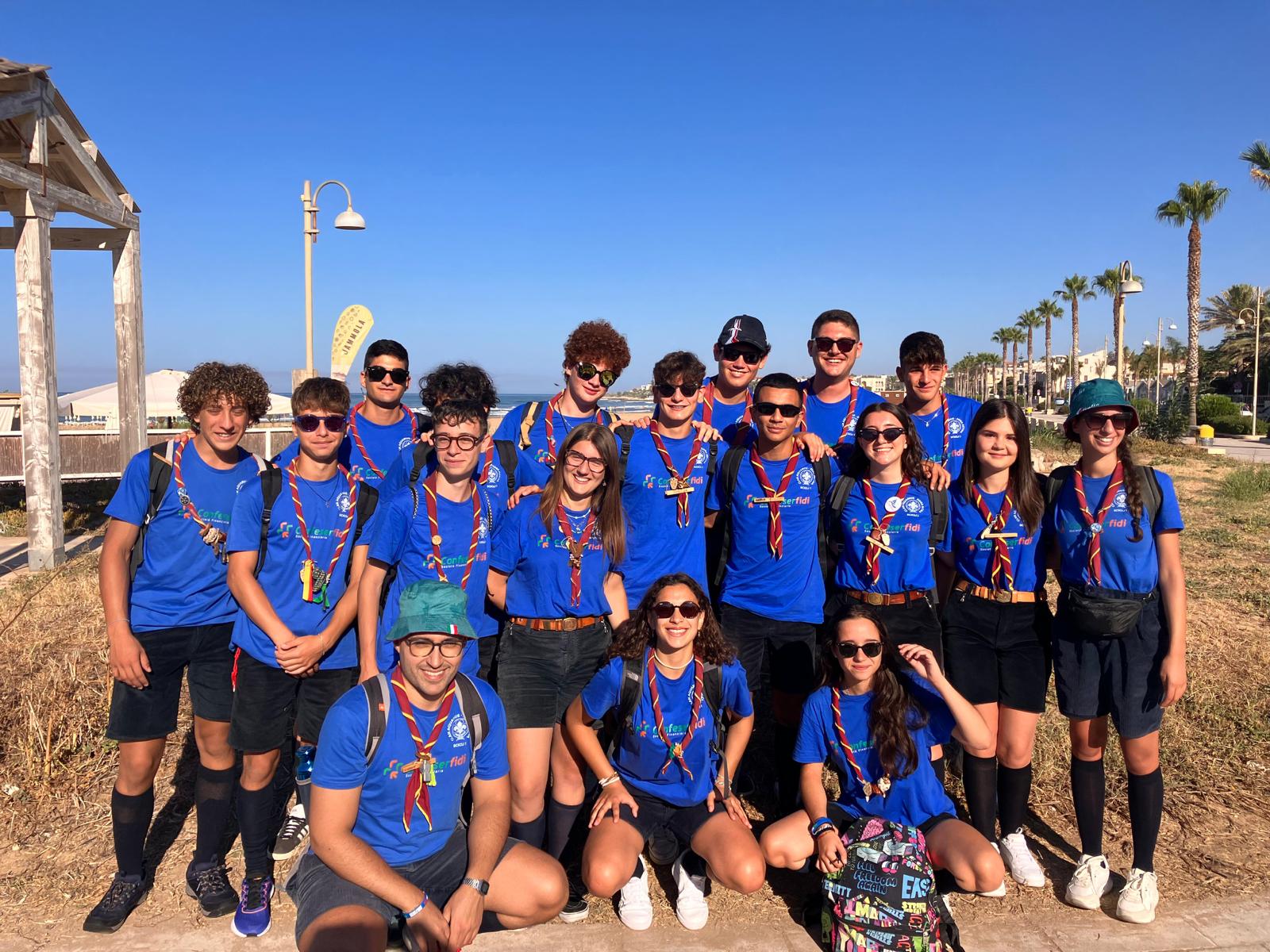 Partito da Scicli un gruppo di Scout. Vanno a GMG di Lisbona assieme agli altri giovani della Diocesi di Noto