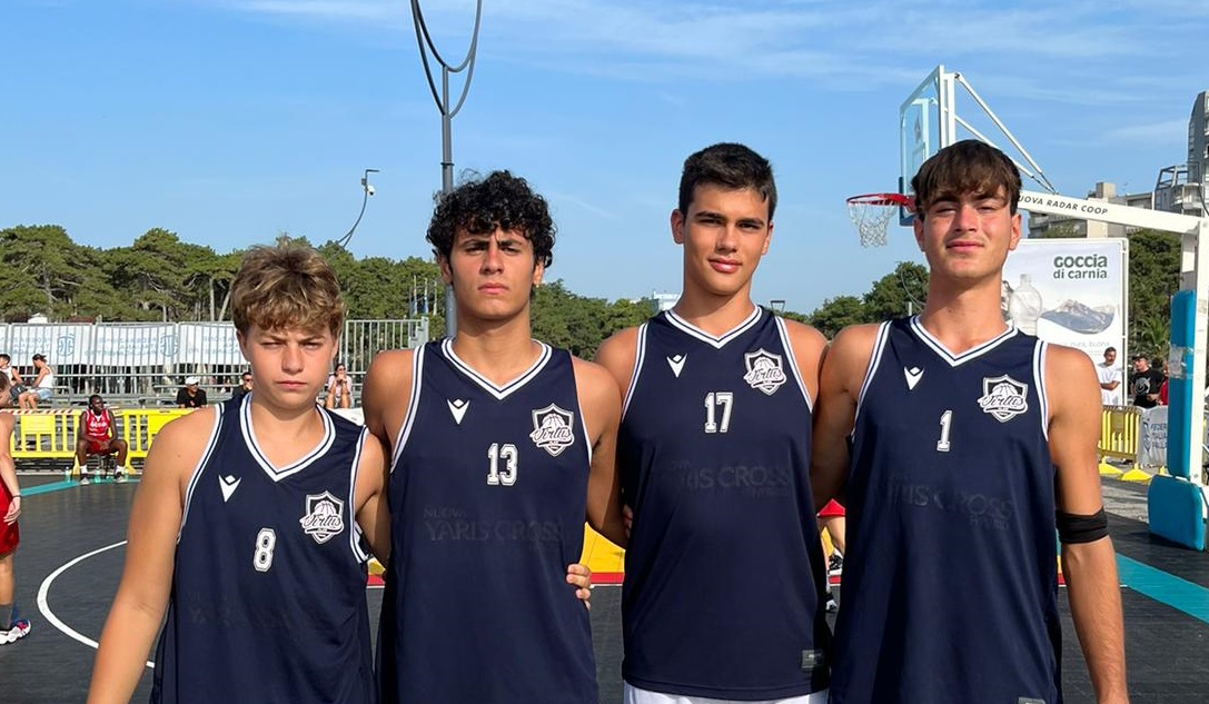 Finali 3×3 Lignano Sabbiadoro. Under 16, la Virtus sconfitta dalla Sardegna nei quarti