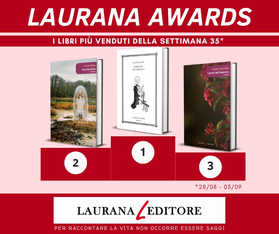 “I Giorni dell’Oleandro” terzo fra i titoli della casa editrice Laurana più venduti. Il lavoro dell’ispicese Gianni Stornello