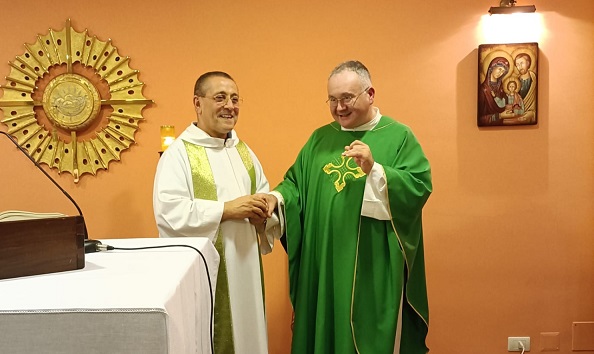 Il sacerdote carmelitano don Fabio Pistillo consigliere spirituale della Comunità “Eccomi, manda me”