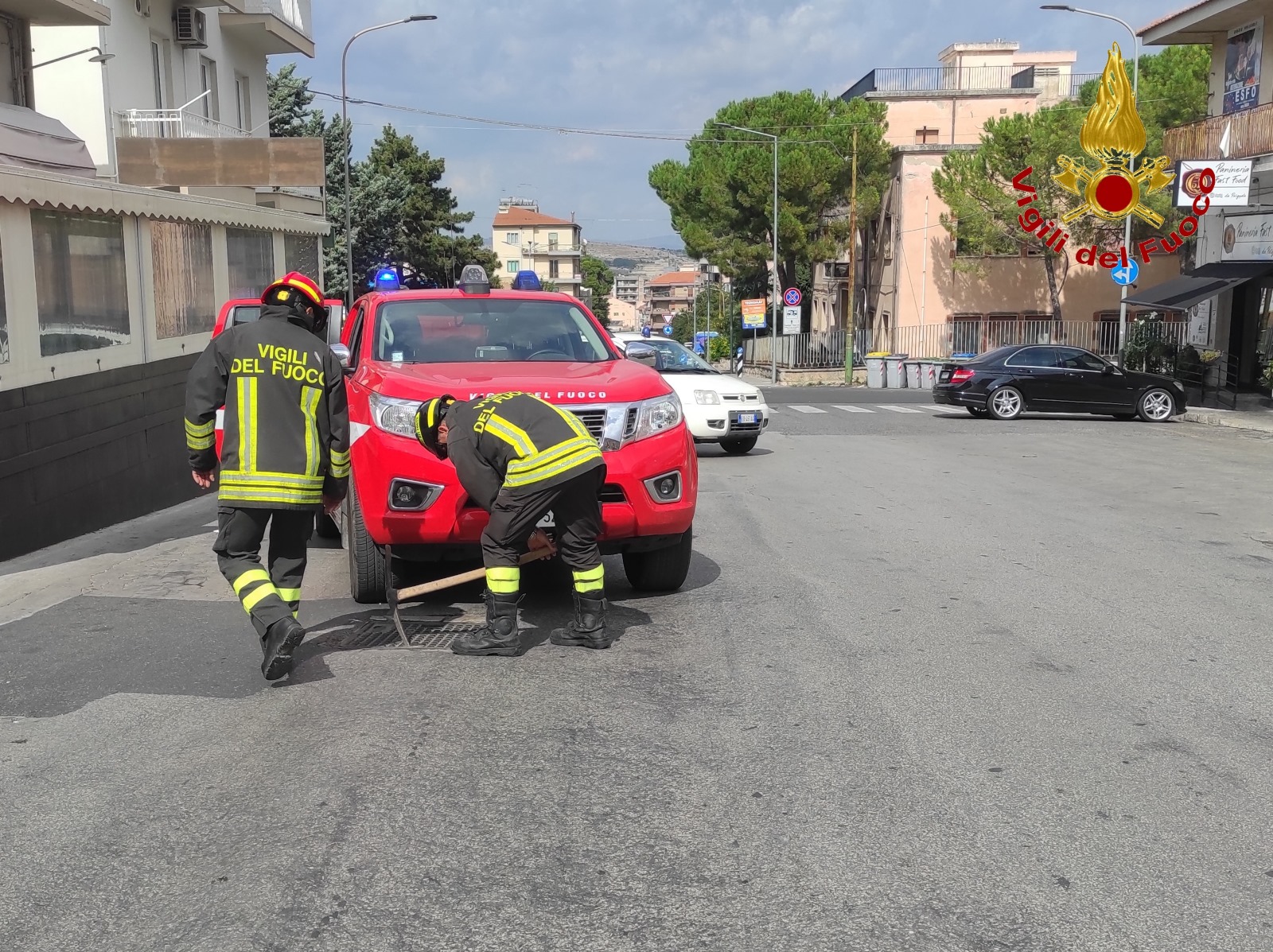 Anomalo odore di gas in via Achille Grandi a Ragusa: intervento dei Vigili del Fuoco