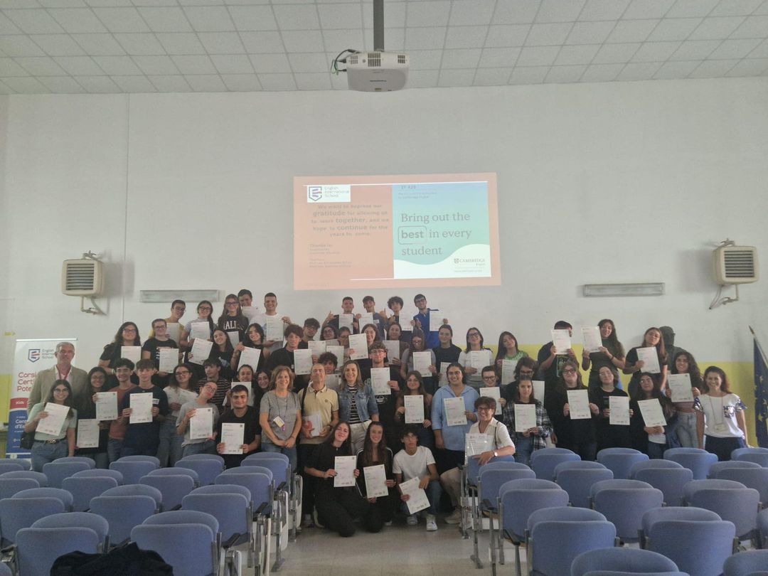 Studenti proiettati verso l’Europa. Oggi la consegna delle certificazioni dei corsi di inglese al “Quintino Cataudella”