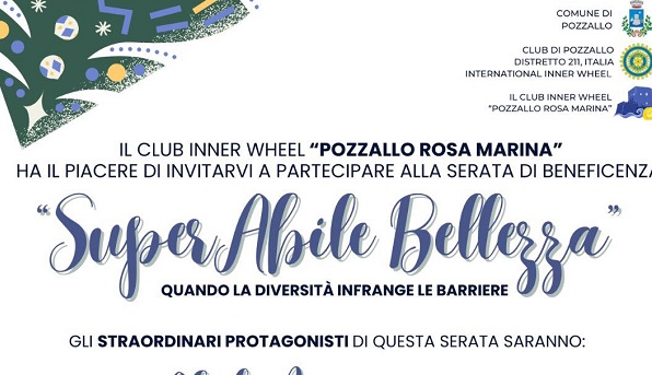 Una serata di beneficenza a Pozzallo: “SuperAbile Bellezza – quando la diversità infrange le barriere”