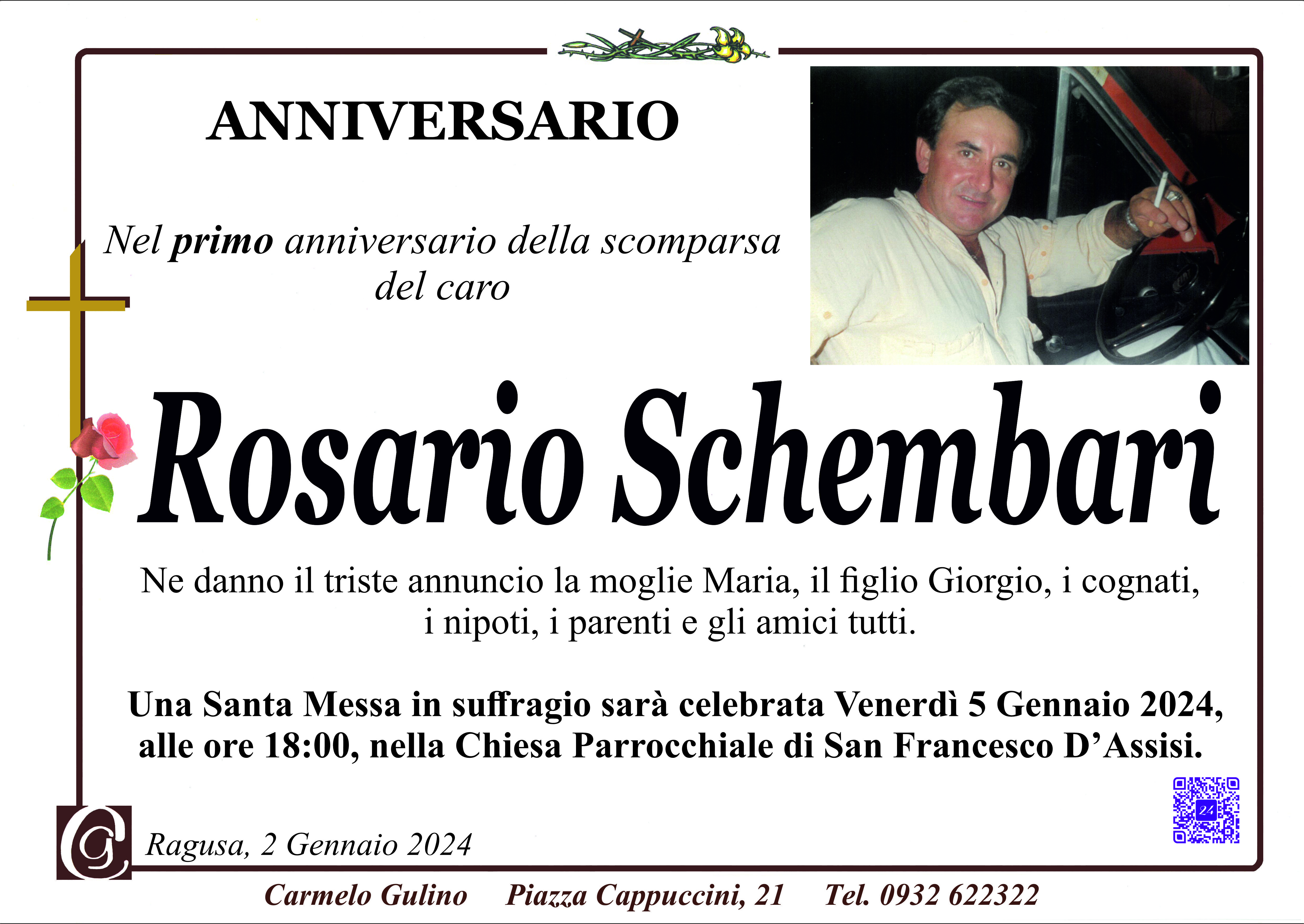 Necrologi: Rosario Schembari