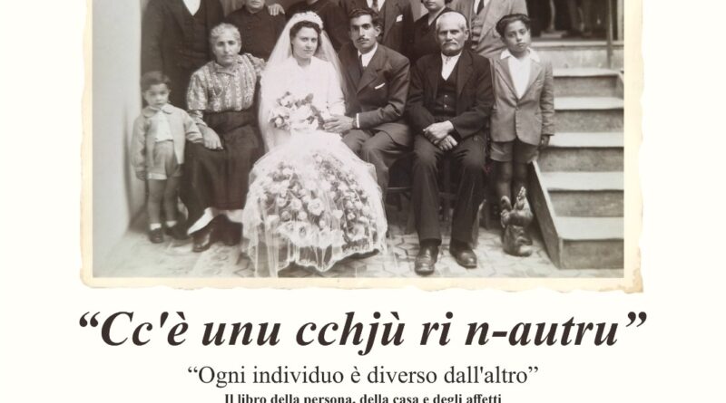 “Ccè unu cchjù ri n-autru”, il libro della persona, della casa, degli affetti. Si presenta a Scicli il 19 gennaio il nuovo libro di Pino Nifosì sul dialetto