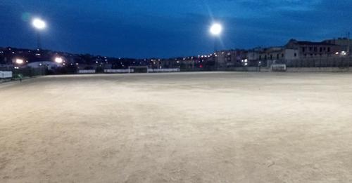 Luci allo “Scapellato” di Scicli. Operative le torri faro con lampade a led