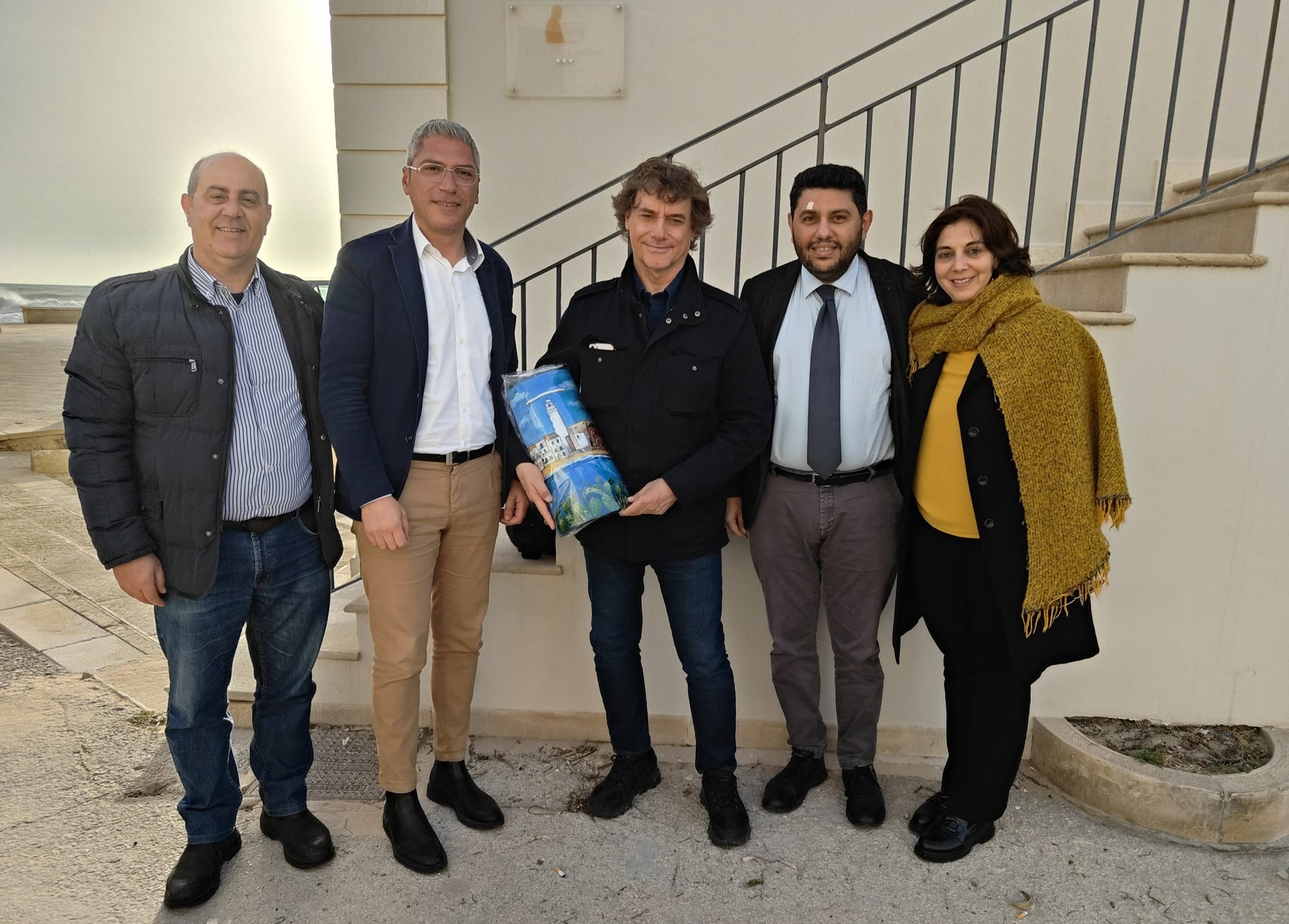 Alberto Angela a Punta Secca per le riprese della nuova stagione di “Ulisse”