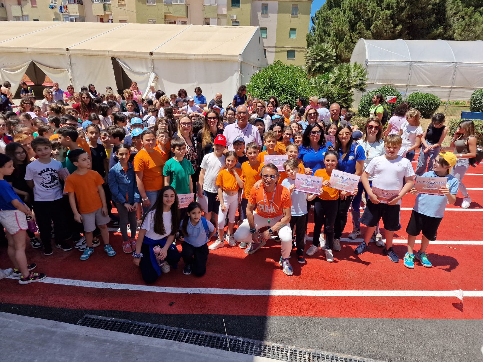 Festa dello Sport a Vittoria: 300 bambini e la testimonianza contro le sfide estreme sui social