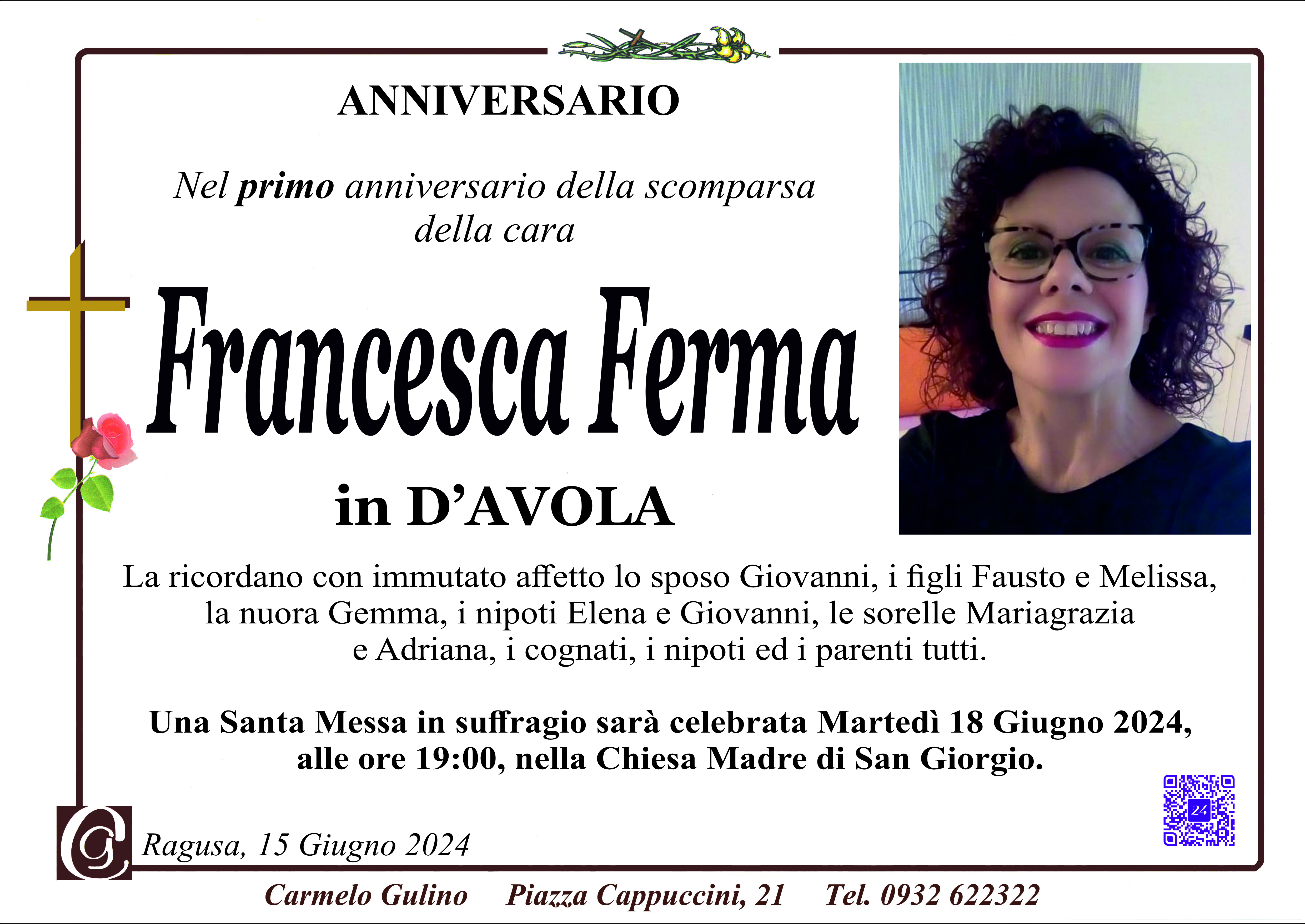 Anniversario Francesca Ferma
