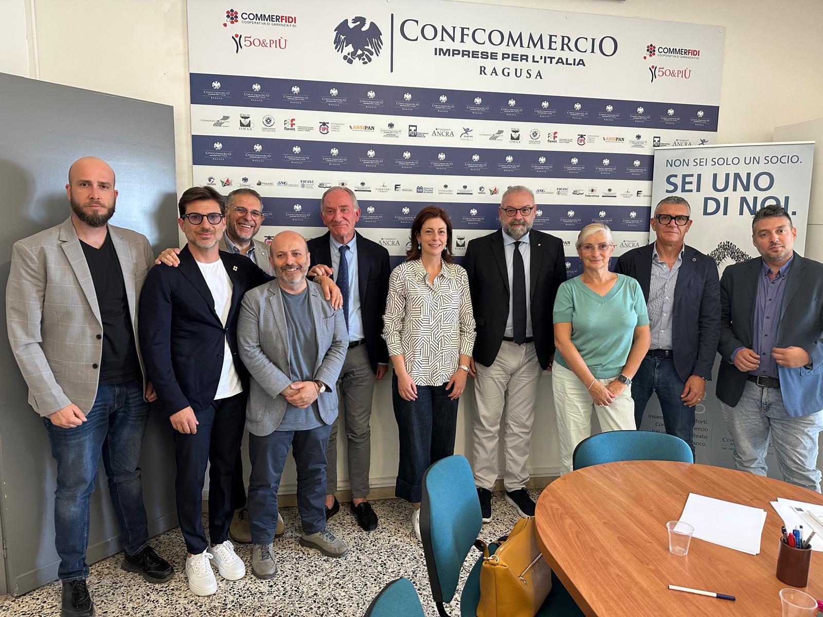 Insediata la nuova giunta provinciale di Confcommercio Ragusa